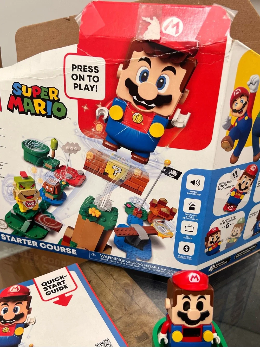 2 LEGO Super Mario Guarded Fortress & starter course sets